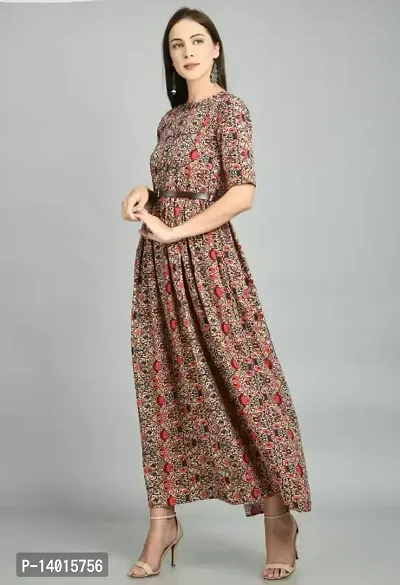 Stylish American Crepe Dress For Women-thumb4