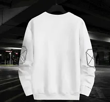 White Round neck Full Sleeve T-shirts-thumb1