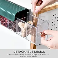 New Clear Wall Mounted Drawer Organizer, Wall Hanging Transparent Underwear Panties Storage Box Punch-Free Multifunctional Storage Box for Clothes, Socks, Ties-thumb2