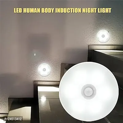 LED Wireless Sensor Wall Night Light Body Induction Mode USB Charging Lighting Lamp for Bedroom, Outdoor Camping, Wardrobe, Basement, Cupboard, Garage-thumb2