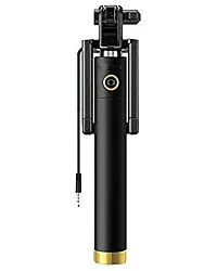 Compact Wired Monopod Extendable Selfie Stick with AUX Wire Built-in Remote Pocket Size Sefie Stick for All iPhone/Samsung/Oppo/Vivo/Xiaomi Redmi  All Smartphones-thumb3