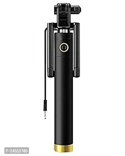 Compact Wired Monopod Extendable Selfie Stick with AUX Wire Built-in Remote Pocket Size Sefie Stick for All iPhone/Samsung/Oppo/Vivo/Xiaomi Redmi  All Smartphones-thumb4