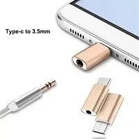 Headphone Splitter Accessory Combo for Type-C Earphone 3.5mm Jack Adapter with 3.5mm to Type c Audio Connector-thumb2