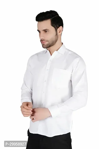 Stylish Cotton Blend Long Sleeves Casual Shirt for Men-thumb4