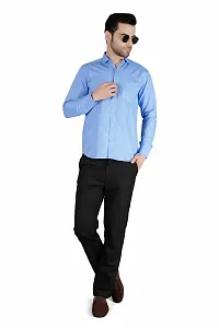 Stylish Cotton Blend Long Sleeves Casual Shirt for Men-thumb3