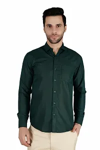 Stylish Cotton Blend Long Sleeves Casual Shirt for Men-thumb1