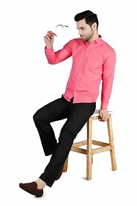 Stylish Cotton Blend Long Sleeves Casual Shirt for Men-thumb3
