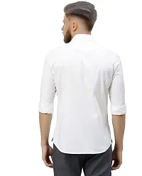 SARAAI Men's Cotton Blend Full Sleeve Slim Fit Shirt|Stylish Casual Wear Shirt for Mens-thumb1