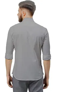 SARAAI Men's Cotton Blend Full Sleeve Slim Fit Shirt|Stylish Casual Wear Shirt for Mens-thumb1