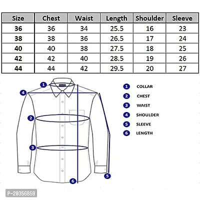 SARAAI Men Slim fit Casual Checkered Shirt (38, Navy Blue)-thumb5