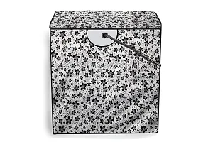 The Furnishing Tree Washing Machine Cover Floral pattern grey Compatible for Whirlpool 6.2Kg Semi-Automatic Top Loading Superb Atom-thumb4