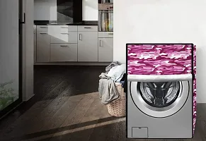 The Furnishing Tree PVC Washing Machine Cover Front Load LG 6.5 kg Inverter FHT1065SNW.ABWPEIL Purple-thumb1