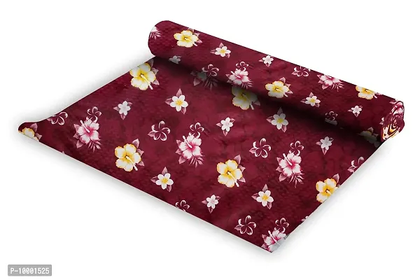 The Furnishing Tree PVC Kitchen/Wardrobe/Drawer Shelf Mat Width 18 Inches Length 5 Meter Roll Printed Red Color-thumb5