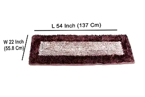 The Furnishing Tree Rugs/Floor Runner Large Anti Skid Dark Brown Color Eco Certified Size WxL 56x137 cm-thumb4