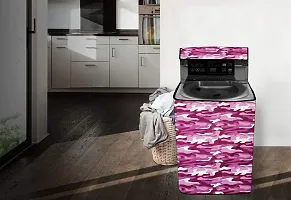 The Furnishing Tree PVC Washing Machine Cover Fully Automatic LG 6.5 kg Inverter Top Loading T7569NDDLH.ASFPEIL Purple-thumb1