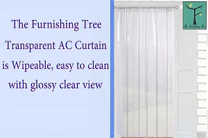 The Furnishing Tree 0.30mm AC Curtain/Transparent - (4.5 X 8 Ft) Or (54 X 96 Inches)-thumb1