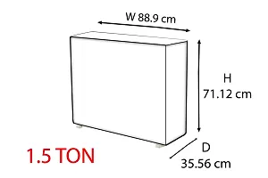 The Furnishing Tree AC Cover Outdoor Unit for 1.5 ton RBlue Color-thumb2