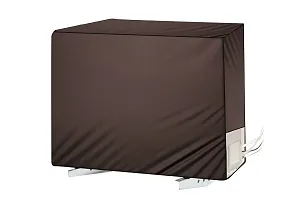 The Furnishing Tree Split AC cover for indoor and outdoor unit of 1.5 ton waterproof and dustproof Brown Ogee pattern-thumb4