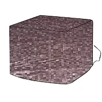 The Furnishing Tree Window ac Cover 1 ton Waterproof and dustproof PVC Brown Color-thumb1