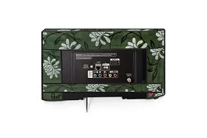 The Furnishing Tree Waterproof LED TV Cover for All 24 Inch Models Petals Pattern Green-thumb2