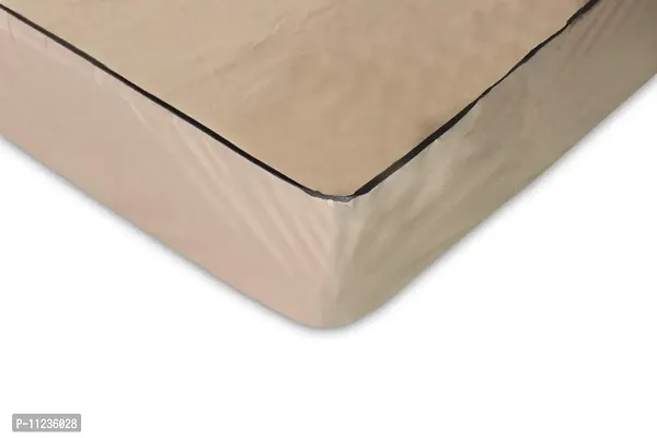 The Furnishing Tree Polyester Mattress Protector Waterproof Size WxL 36x72 inches Single Bed one Unit Beige Color-thumb3