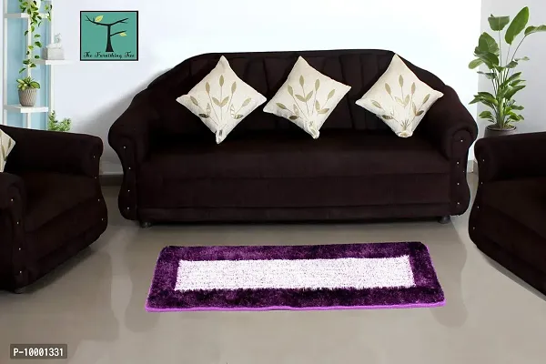 The Furnishing Tree Rugs/Floor Runner Large Anti Skid Violet Color Eco Certified Size WxL 56x137 cm-thumb3