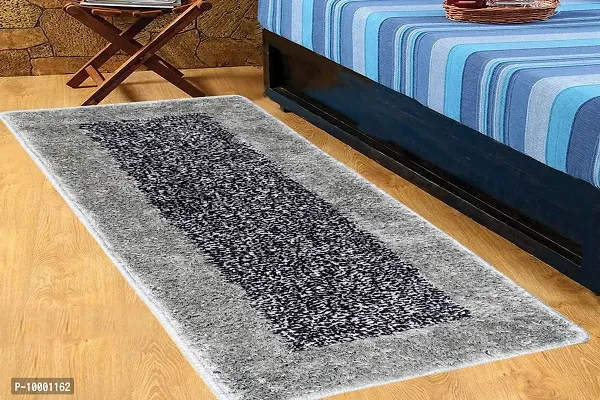 The Furnishing Tree Rugs/Floor Runner Large Anti Skid Grey Color Eco Certified Size WxL 56x137 cm-thumb2