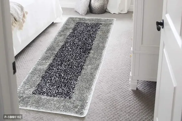 The Furnishing Tree Rugs/Floor Runner Large Anti Skid Grey Color Eco Certified Size WxL 56x137 cm-thumb4