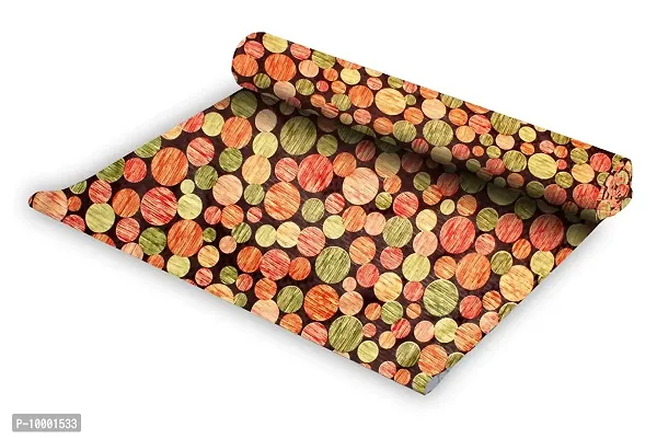 The Furnishing Tree PVC Kitchen/Wardrobe/Drawer Shelf mat Width 27 inches Length 5 Meter Roll Printed Pattern Multi Color-thumb5