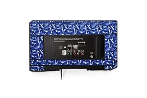 The Furnishing Tree Waterproof LED/LCD/Monitor TV Cover for All 24 Inch Models Frieze Pattern Blue-thumb2