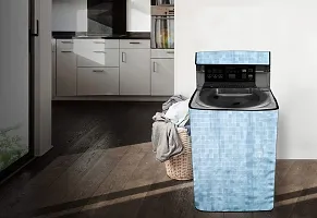 The Furnishing Tree PVC Washing Machine Cover Fully Automatic Samsung 6 kg WA60M4300HD/TL Top Load Light Blue-thumb1