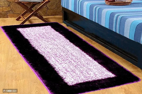 The Furnishing Tree Rugs/Floor Runner Large Anti Skid Violet Color Eco Certified Size WxL 56x137 cm-thumb2