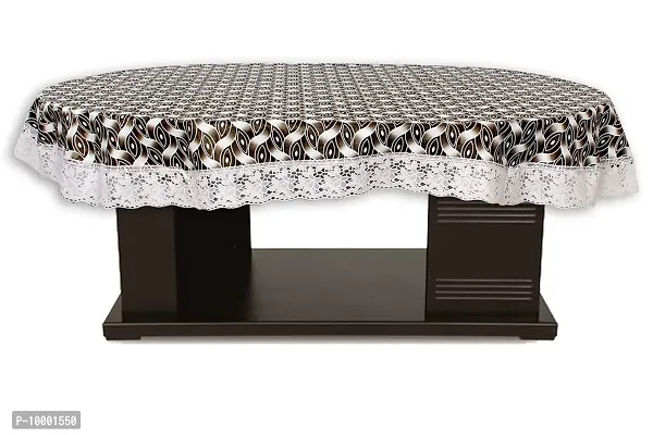 The Furnishing Tree Rectangle Shaped 4 to 6 Seater Table Cover WxL 54x78 inches with White Border lace-thumb3