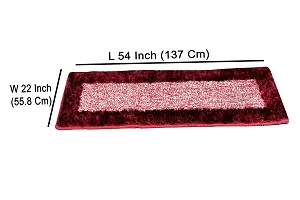 The Furnishing Tree Rugs/Floor Runner Large Anti Skid Maroon Color Eco Certified Size WxL 56x137 cm-thumb4