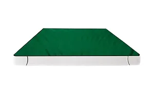 The Furnishing Tree Mattress Protector/Waterproof Bedsheet Size WxL 72x78 Inches DoubleBed/King Size Polyester Green-thumb1