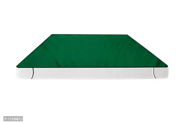 The Furnishing Tree Mattress Protector/Waterproof Bedsheet Size WxL 72x78 Inches DoubleBed/King Size Polyester Green-thumb2