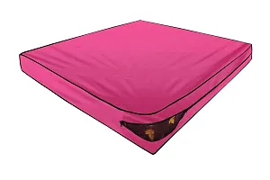 The Furnishing Tree Polyester Waterproof Medium Queen Size 60x75X5 inches (WxLxH) Zippered Mattress Cover Pink-thumb1