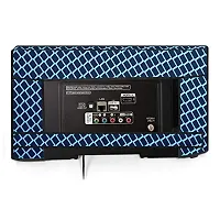 The Furnishing Tree Waterproof LED/LCD/Monitor TV Cover for All 24 Inch Models Checkered Pattern Blue-thumb2