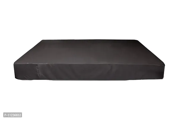 The Furnishing Tree Polyester Mattress Protector Waterproof Size WxL 60x72 inches Queen Size Black Color-thumb0