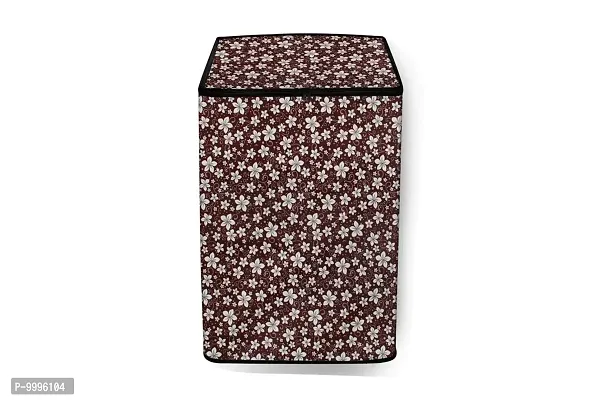 The Furnishing Tree PVC Washing Machine Cover Fully Automatic LG 6.2 kg T7269NDDL Top Load Brown