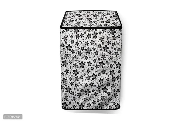 The Furnishing Tree PVC Washing Machine Cover Fully Automatic LG 6.2 kg T7269NDDL Top Load Grey-thumb0