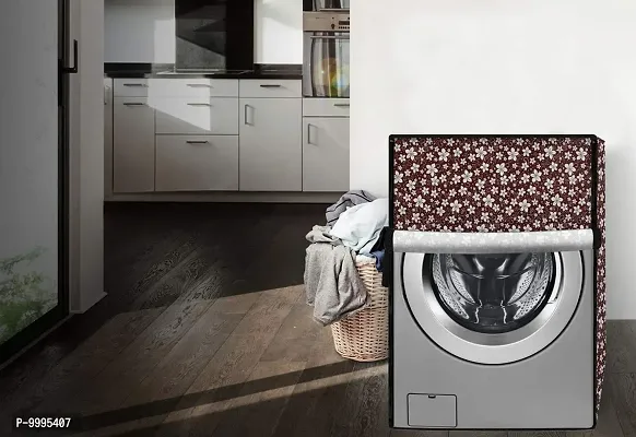 The Furnishing Tree PVC Washing Machine Cover Front Load LG 6.5 kg Inverter FHT1065SNW.ABWPEIL Brown-thumb2