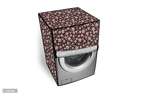 The Furnishing Tree PVC Washing Machine Cover Front Load LG 6.5 kg Inverter FHT1065SNW.ABWPEIL Brown-thumb0