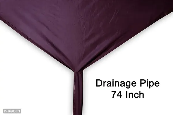 The Furnishing Tree Split AC Service Wash Bag Cover Waterproof Large Maroon Color-thumb3