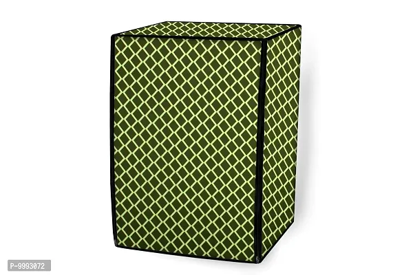 The Furnishing Tree Washer Dryer Cover for Voltas Beko 8 Kg/5kg WWD80S Waterproof Military Color Check Pattern-thumb5