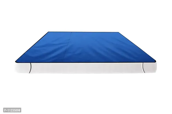 The Furnishing Tree Mattress Protector/Waterproof Bedsheet Size WxL 36x78 inches Set of Two for Double Bed Polyester RoyalBlue-thumb5