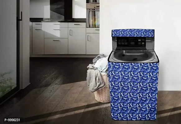 The Furnishing Tree PVC Washing Machine Cover Fully Automatic LG 6.5 kg Inverter Top Loading T7569NDDLH.ASFPEIL Blue-thumb2