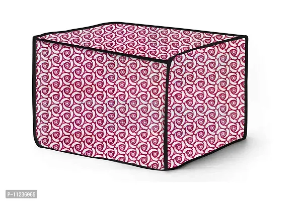 The Furnishing Tree Microwave Oven Cover for Samsung 23 L Grill MG23F301TCK Packed Pattern Pink-thumb3