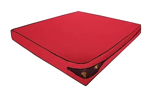 The Furnishing Tree Polyester Waterproof Large King Size 72X78X6 inches (WxLxH) Zippered Mattress Cover Red-thumb1