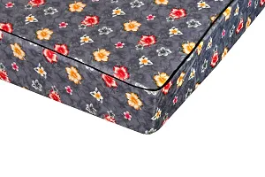 The Furnishing Tree Polyester Mattress Protector Waterproof Size WxL 60x75 Inches Queen Size Floral Pattern Grey-thumb2